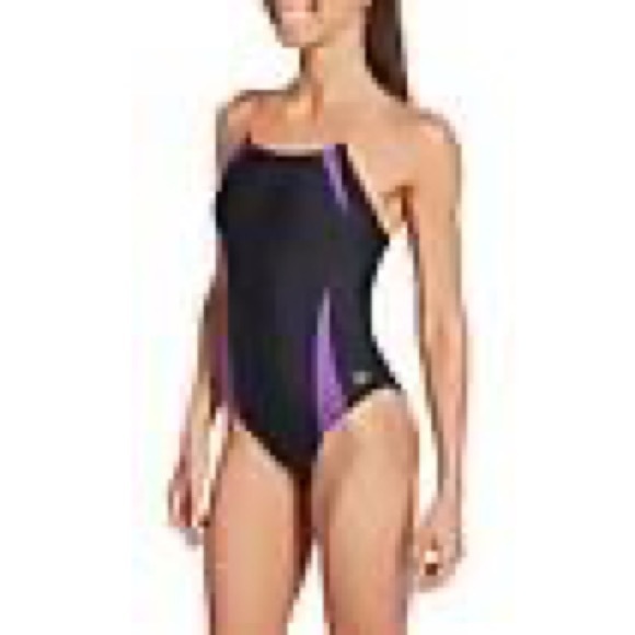 Speedo Flipback Splice ProLT One Piece Women's Swimsuit Sz 8/34 - Picture 4 of 9